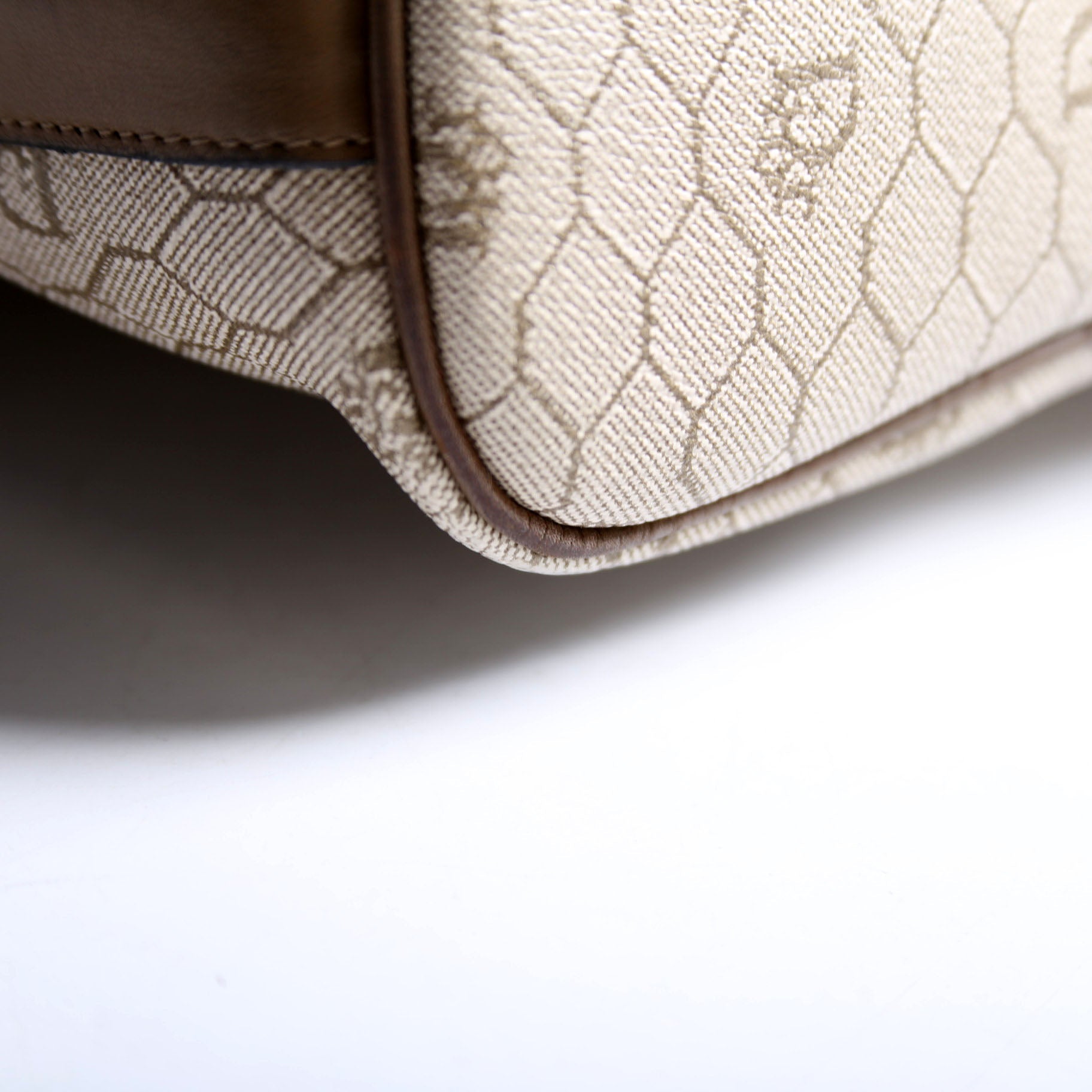 Vintage Bucket Honeycomb Canvas Beige