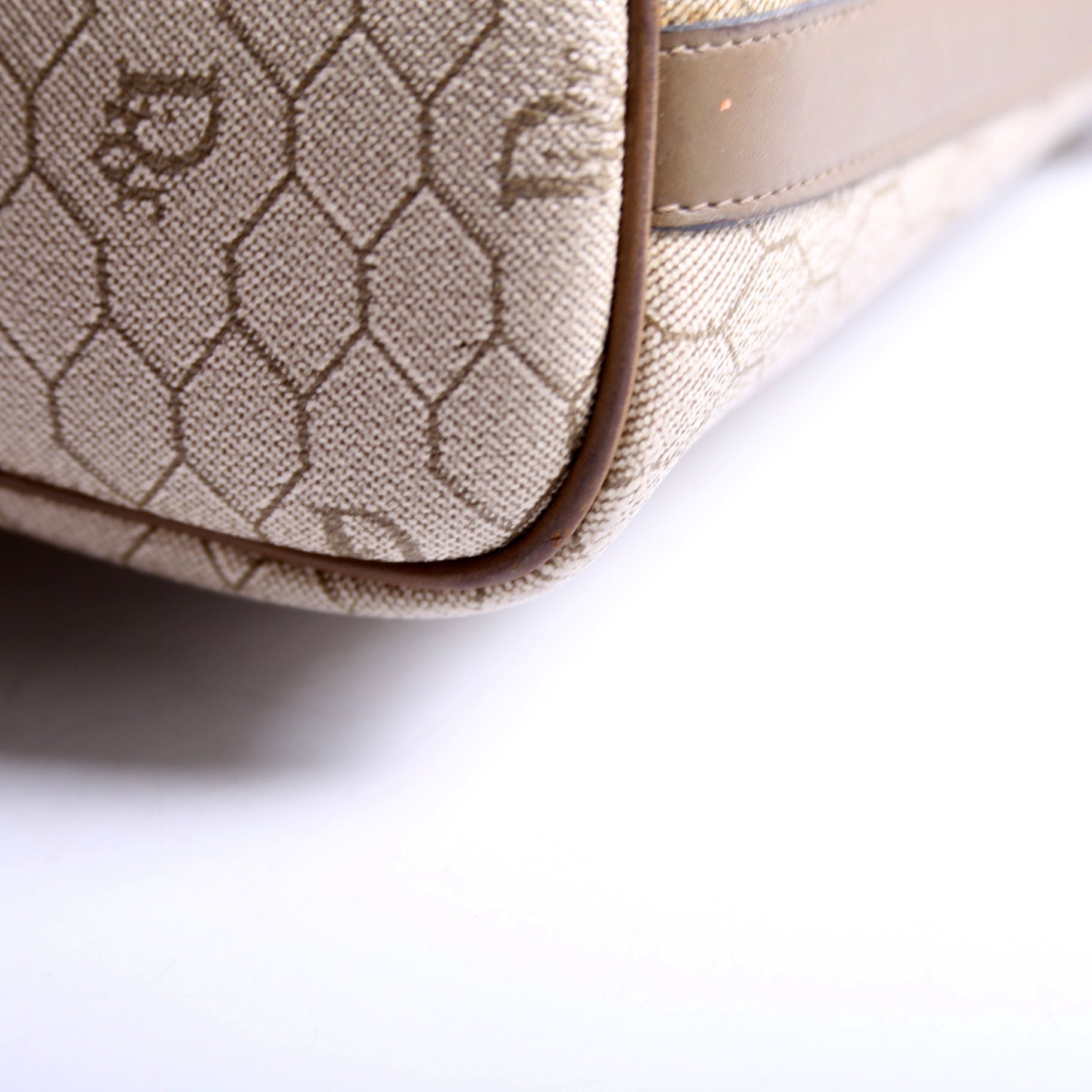 Vintage Bucket Honeycomb Canvas Beige