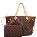 Neverfull with Wallet MM Monogram Pink