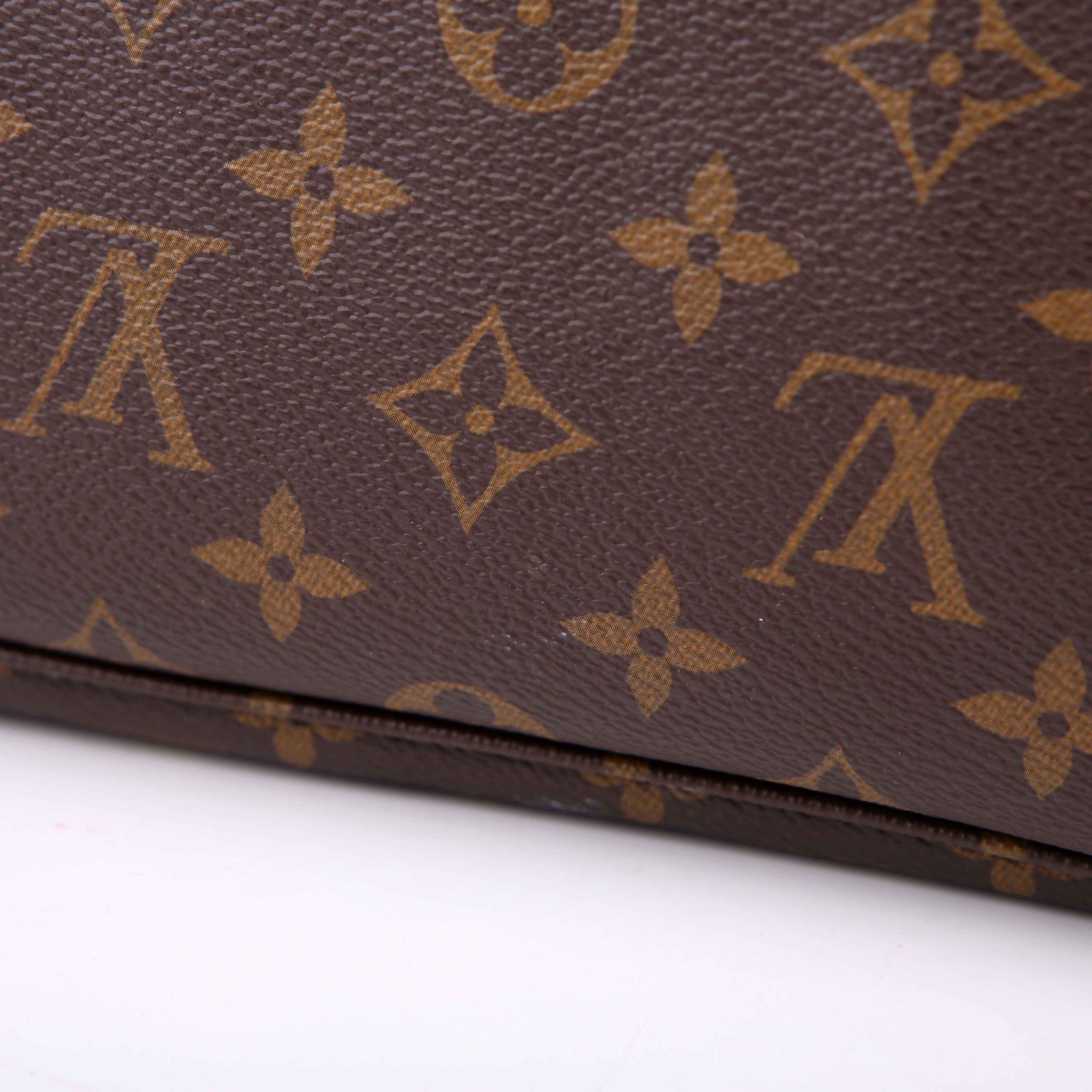 Neverfull with Wallet MM Monogram Pink