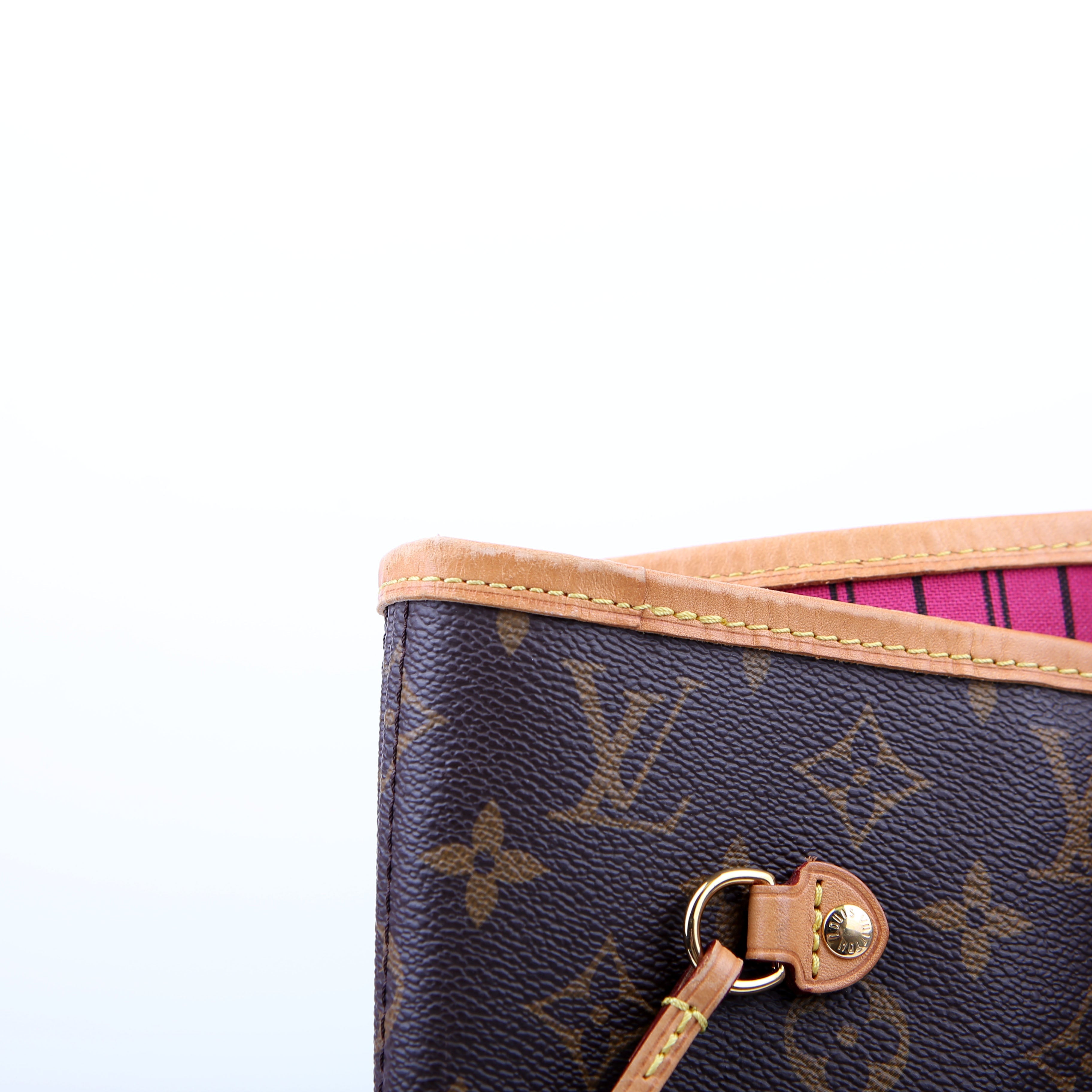 Neverfull with Wallet MM Monogram Pink
