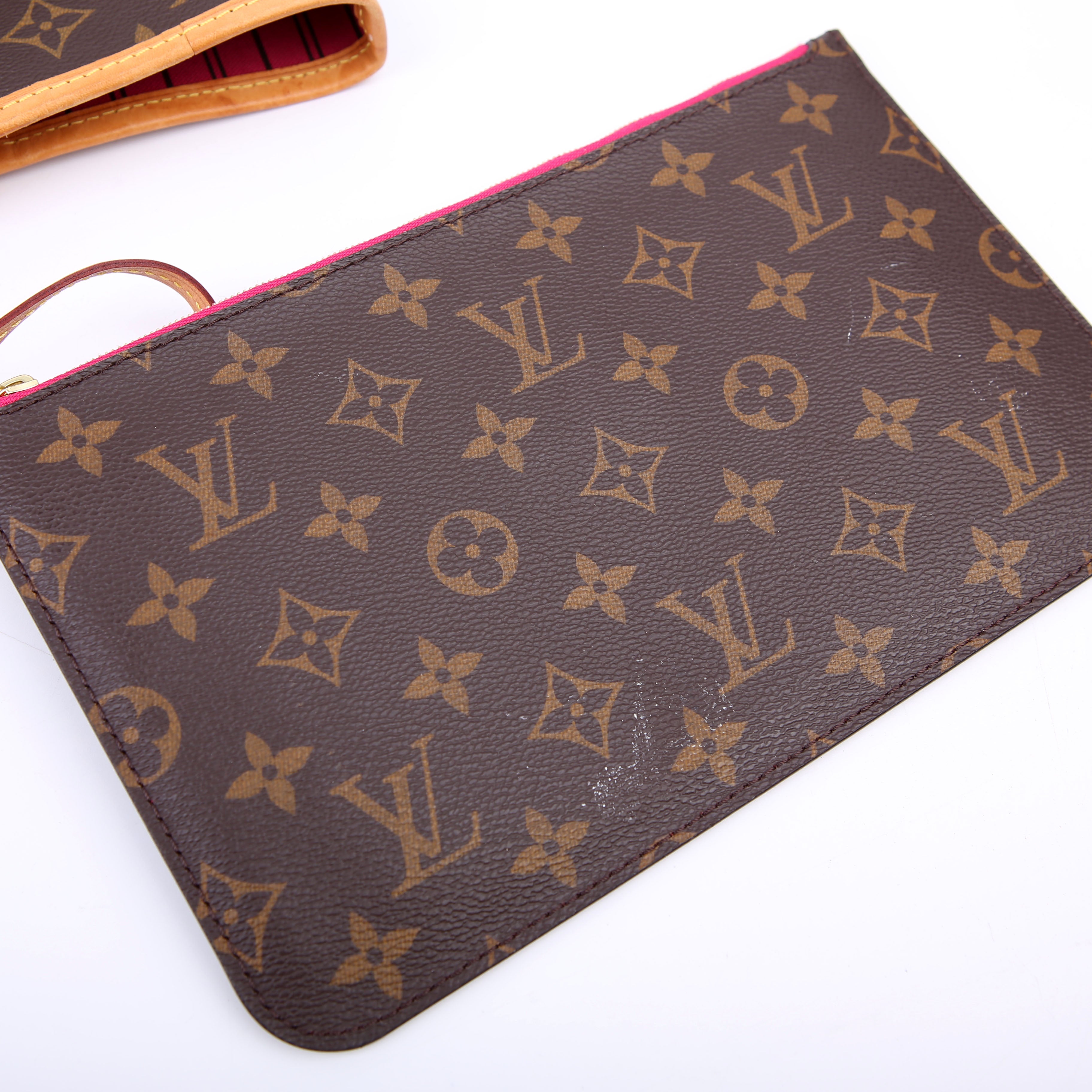 Neverfull with Wallet MM Monogram Pink
