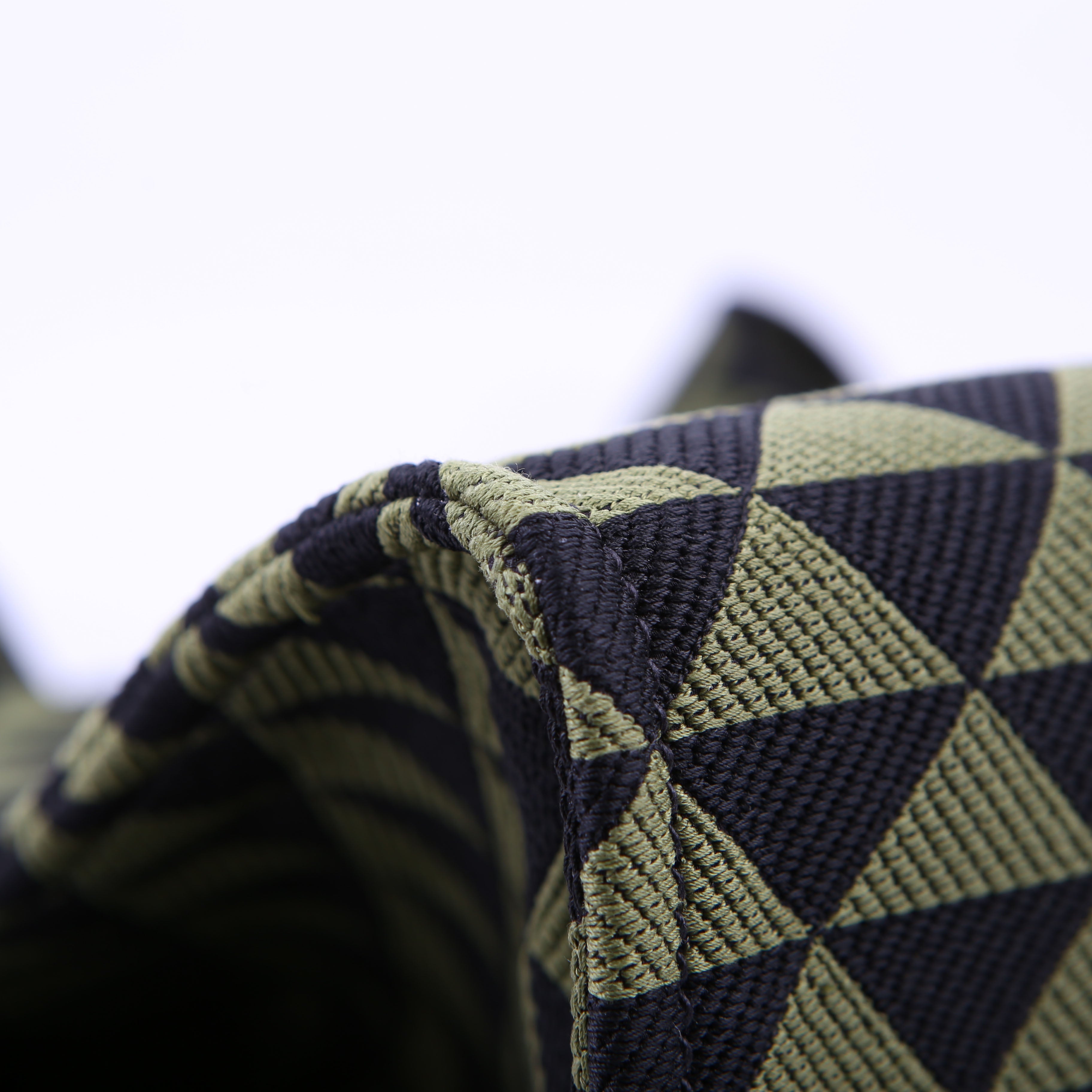 Prada Symbole Horizontal Shopper Tote Green/Black