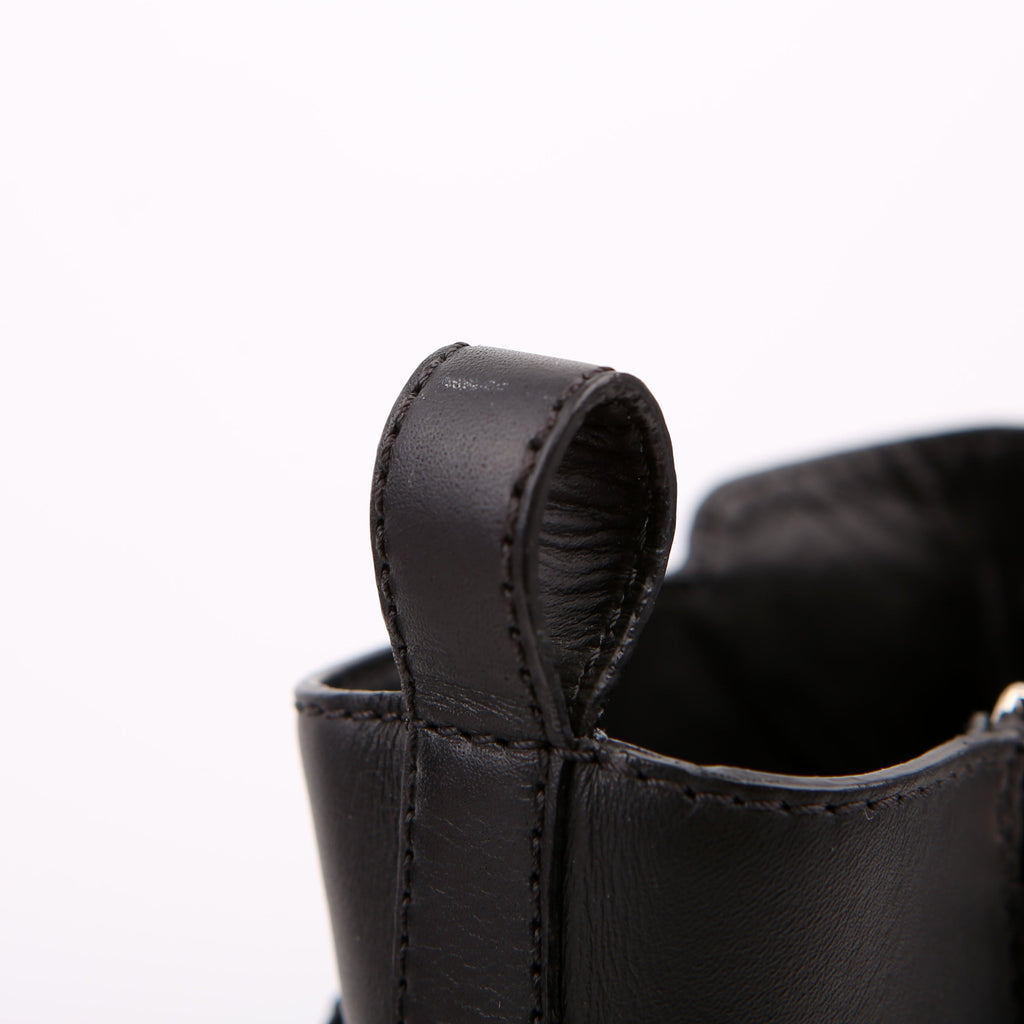 Fendi Studded Combat Boots Size 37.5 Black
