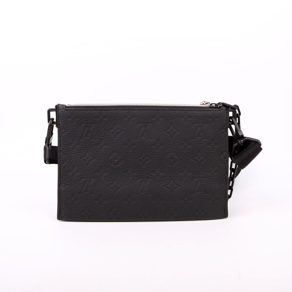 In The Loop Trio Pouch Damier Glitter Black/Silver
