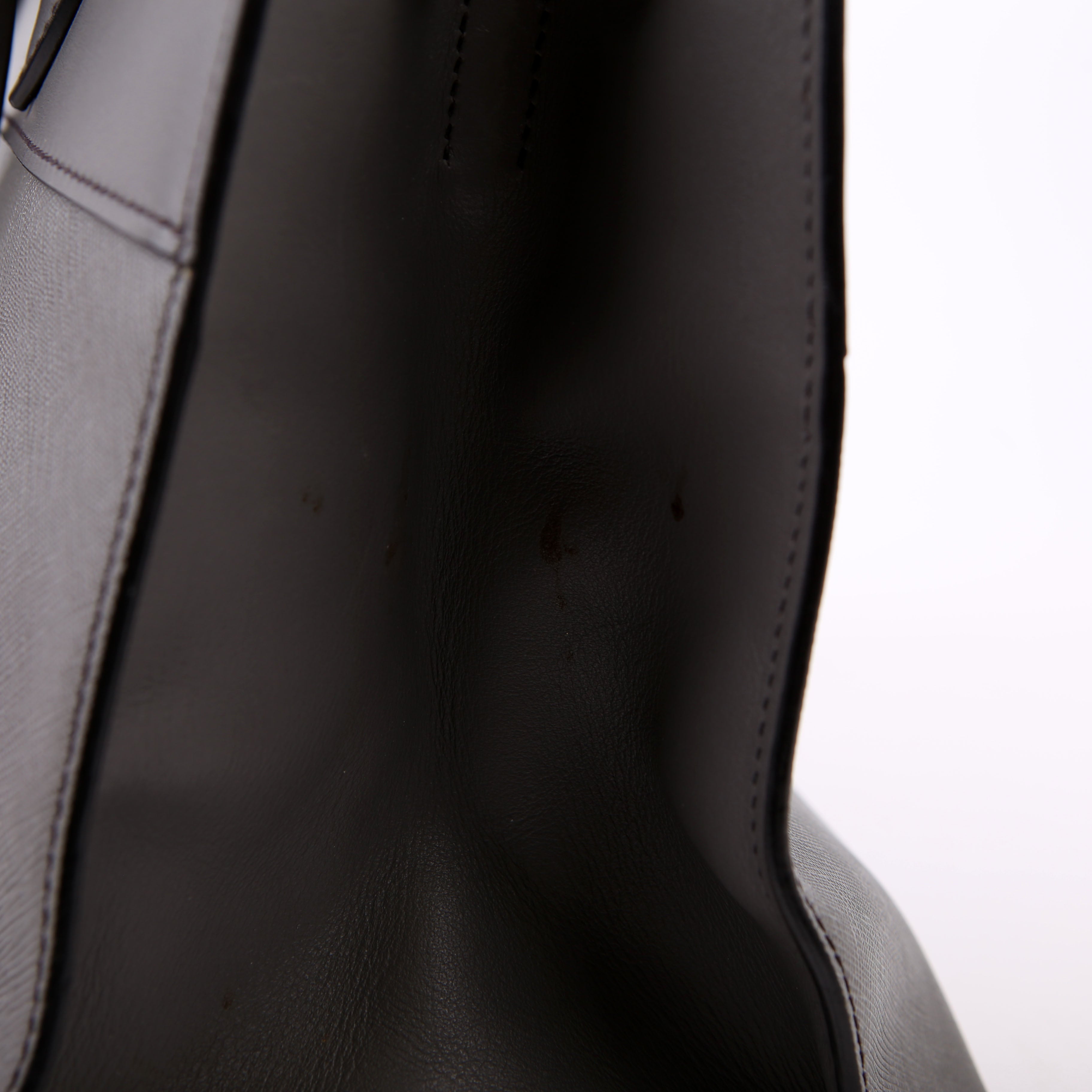 Prada Saffiano/City Calfskin Paradigme Bag Grey