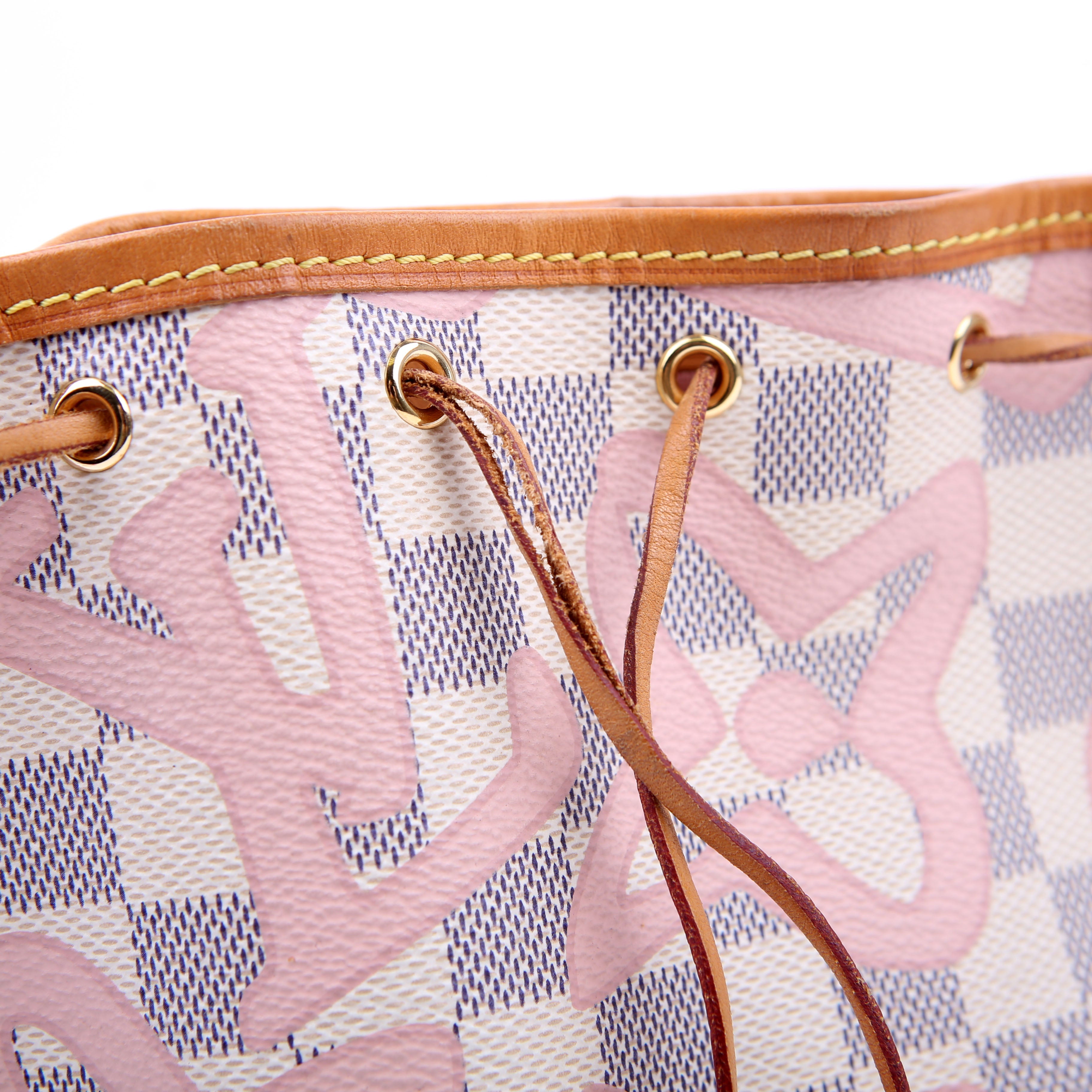 Nano Noe Damier Azur Tahitienne Pink