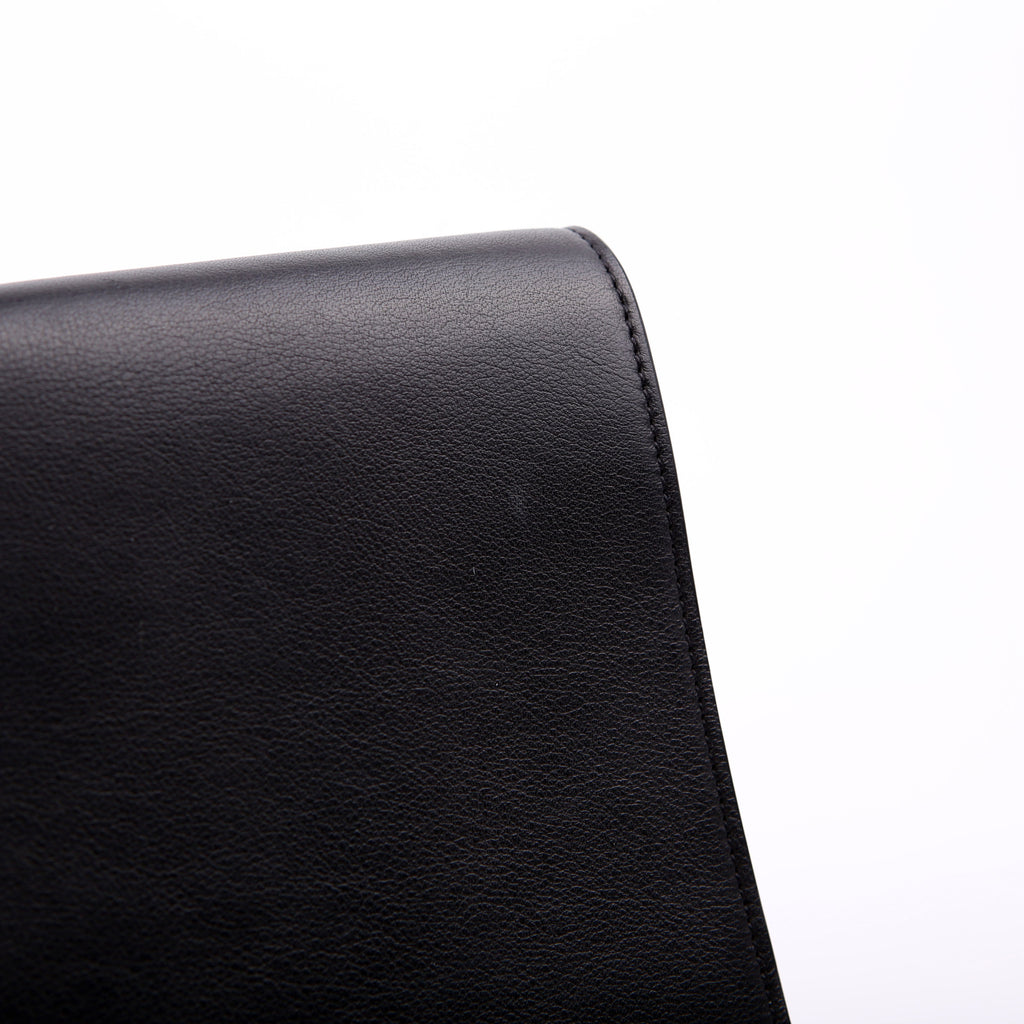 SAINT LAURENT Classic Y Ligne Clutch Smooth Leather Black