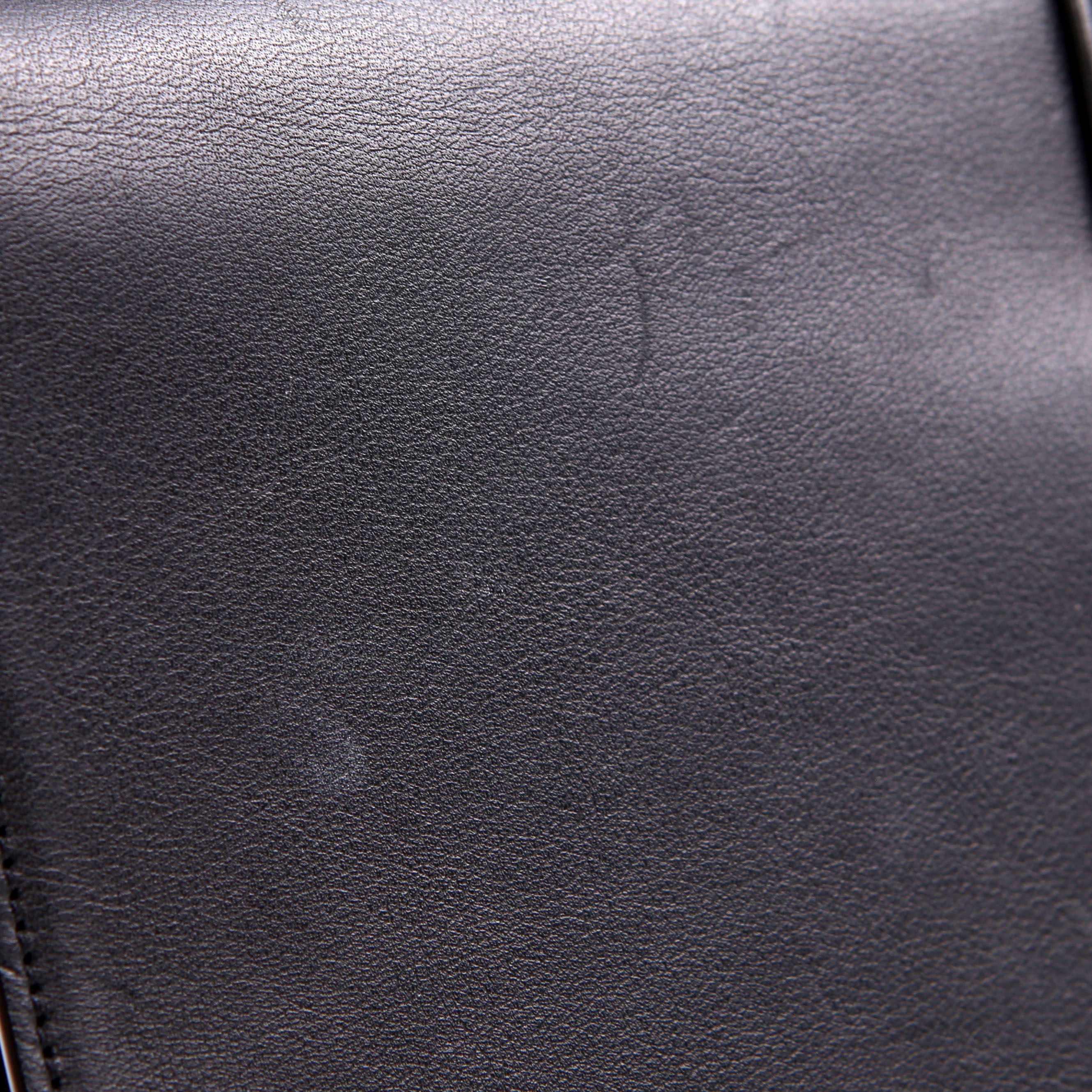 SAINT LAURENT Classic Y Ligne Clutch Smooth Leather Black