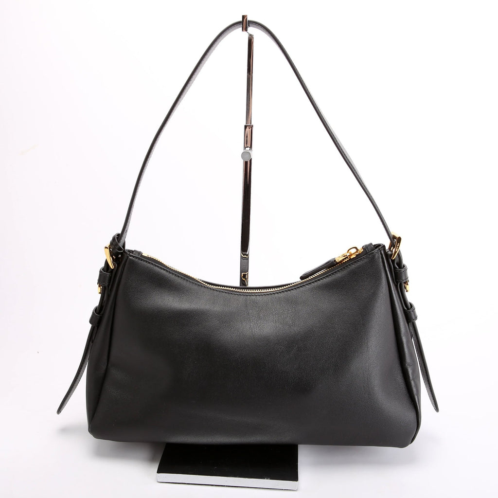 Aimee Shoulder Bag Soft Calfskin Medium Black