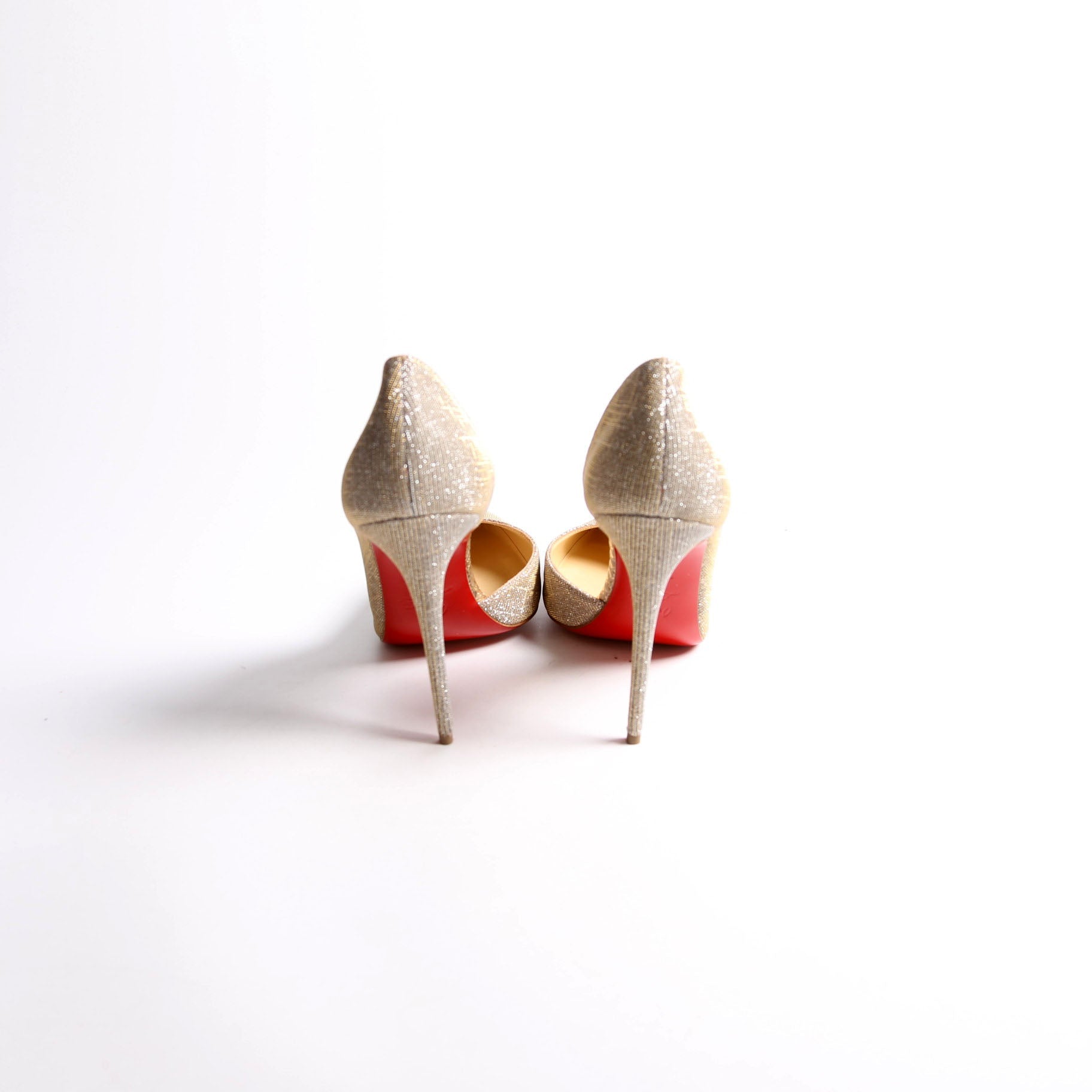 Iriza Glitter 100 Pumps Size 40.5 Silver