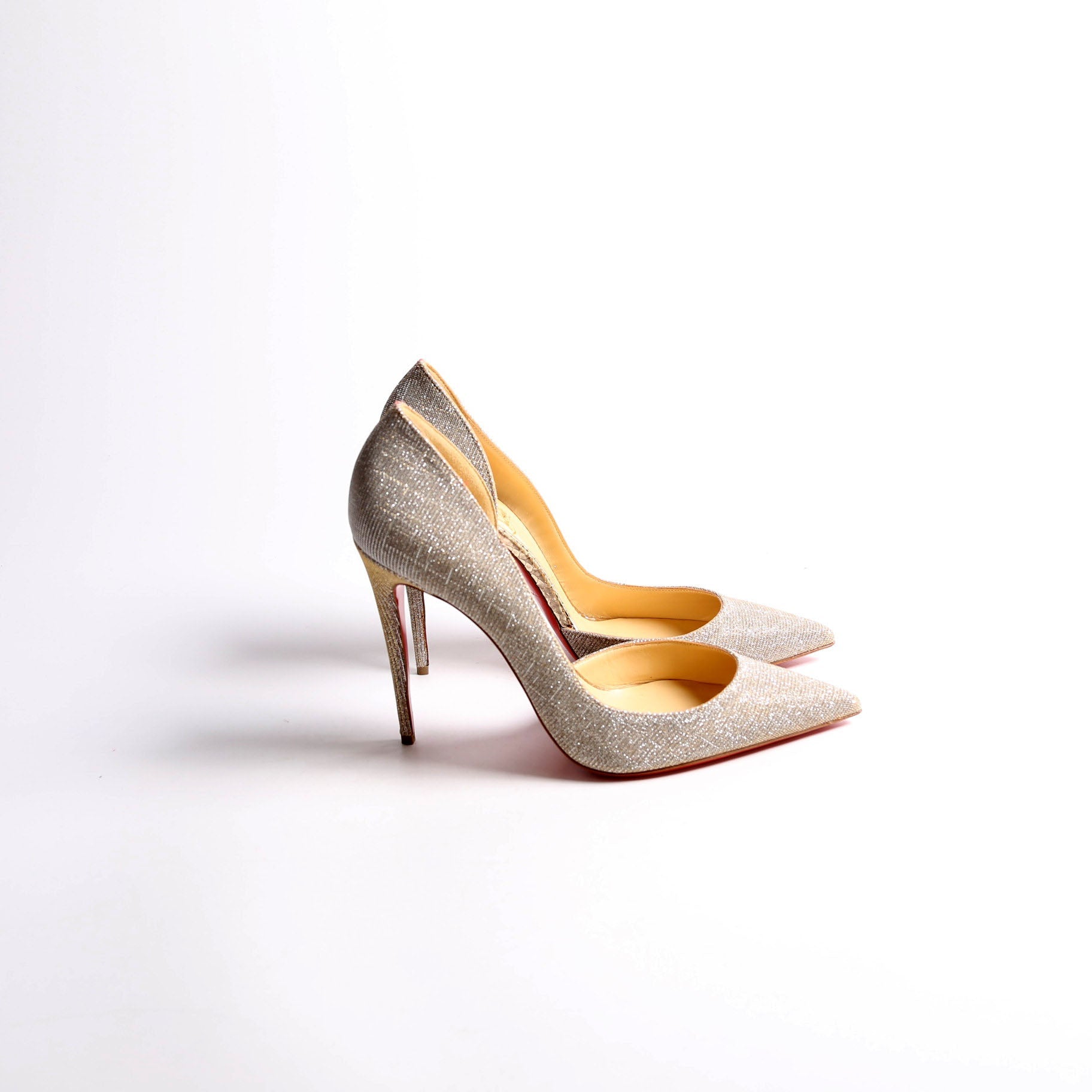 Iriza Glitter 100 Pumps Size 40.5 Silver