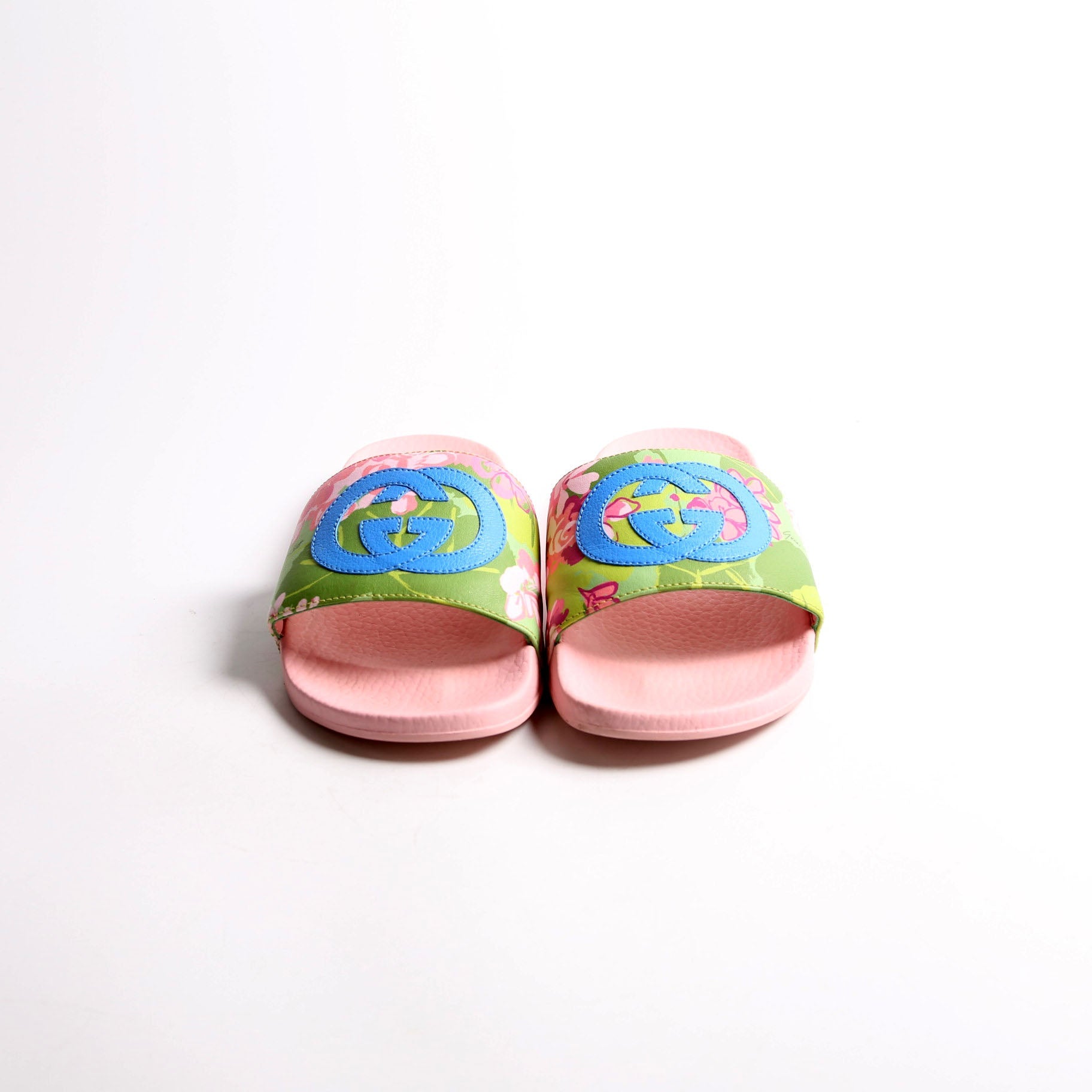 Gucci X Ken Scott Loral Rubber Slides Size 36