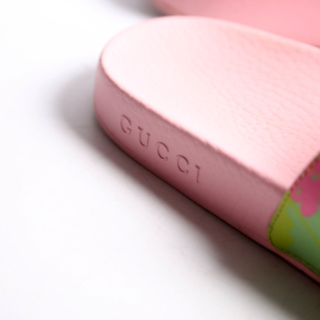 Gucci X Ken Scott Loral Rubber Slides Size 36