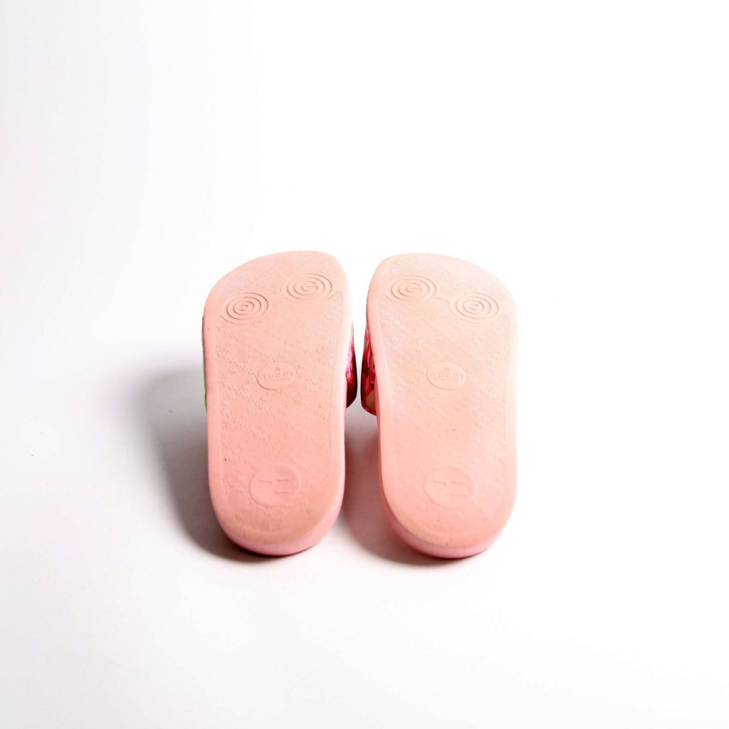 Gucci X Ken Scott Loral Rubber Slides Size 36