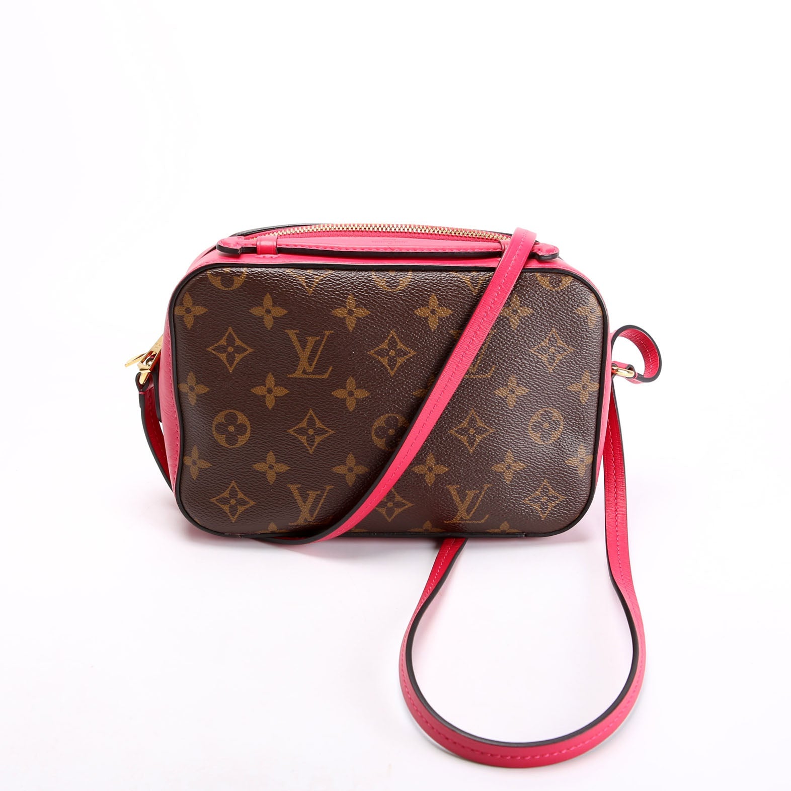 Saintonge Monogram Brown/Pink