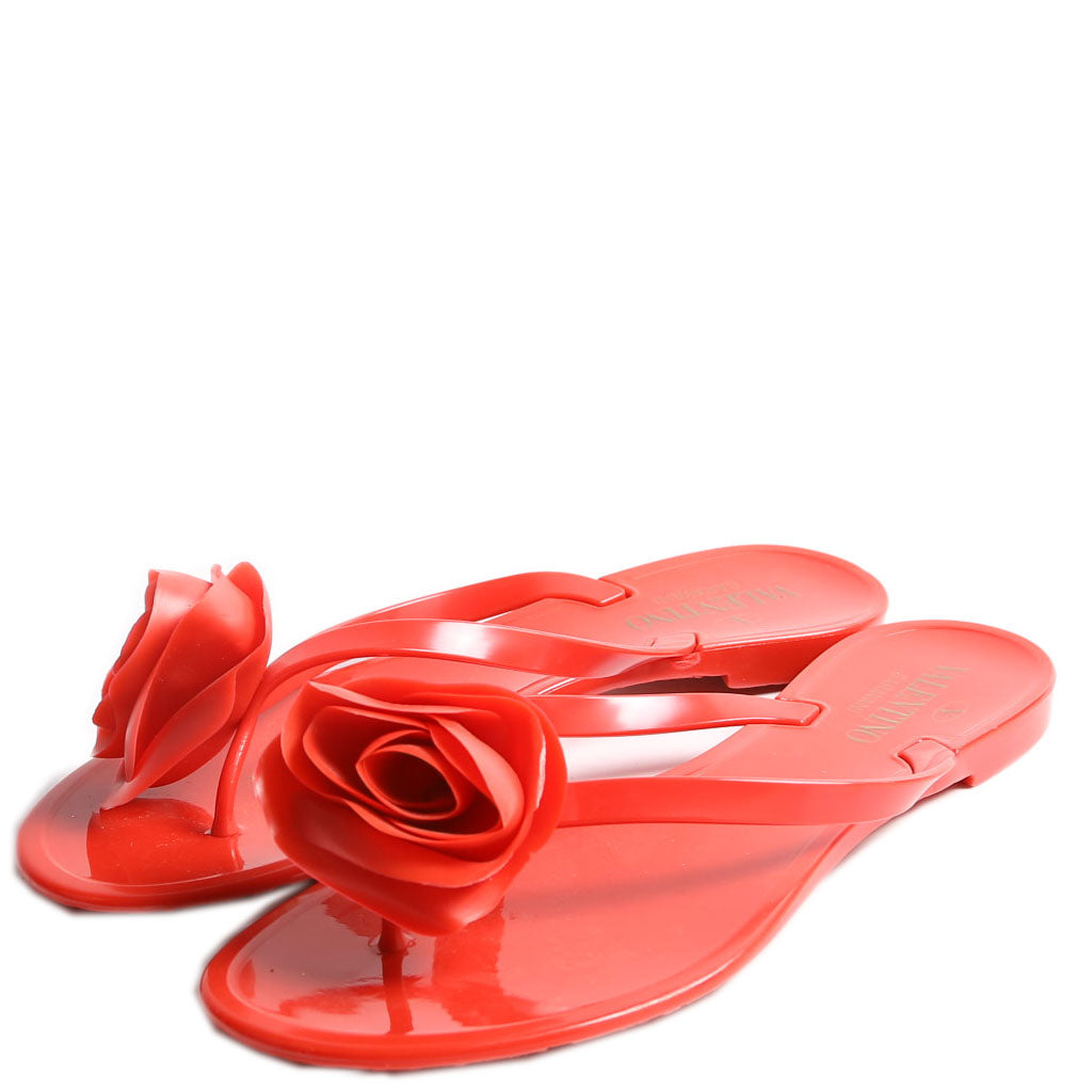 Rose Jelly Flip Flops Size 38