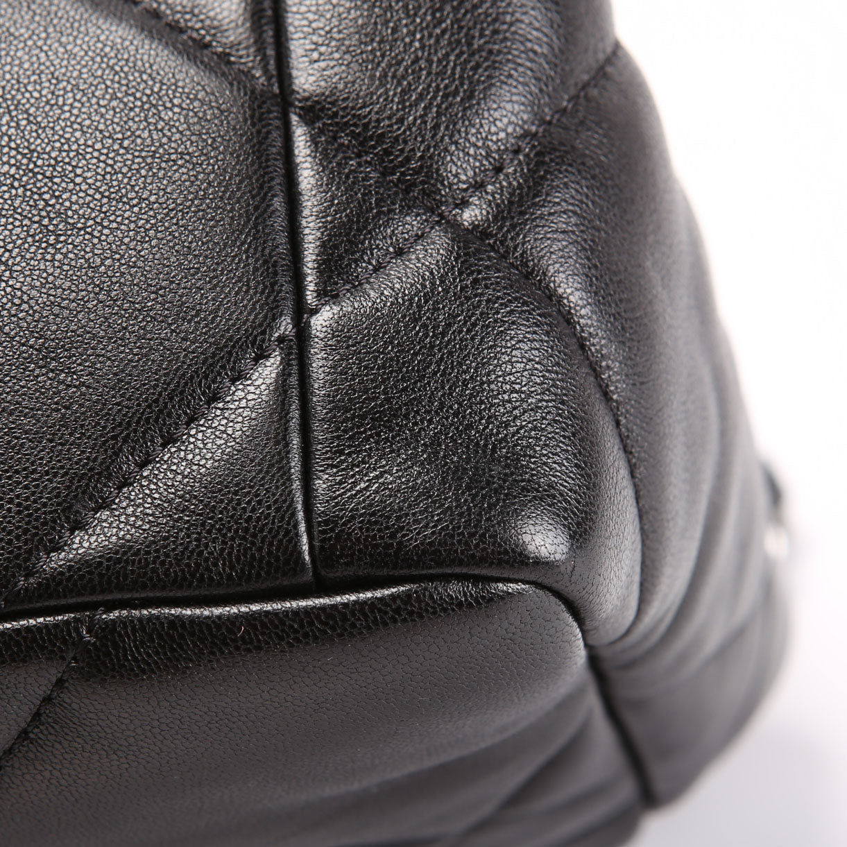 Quilted Lambskin 19 Small Flap RFID Black
