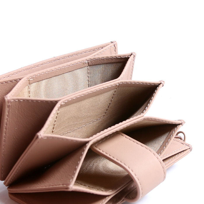 Lady Dior Jasmine Card Holder Lambskin Tan