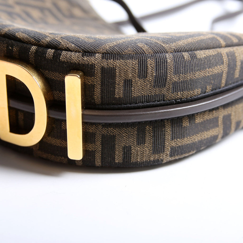 Fendi 8BS081 Fendigraphy Jacquard FF Mini Brown