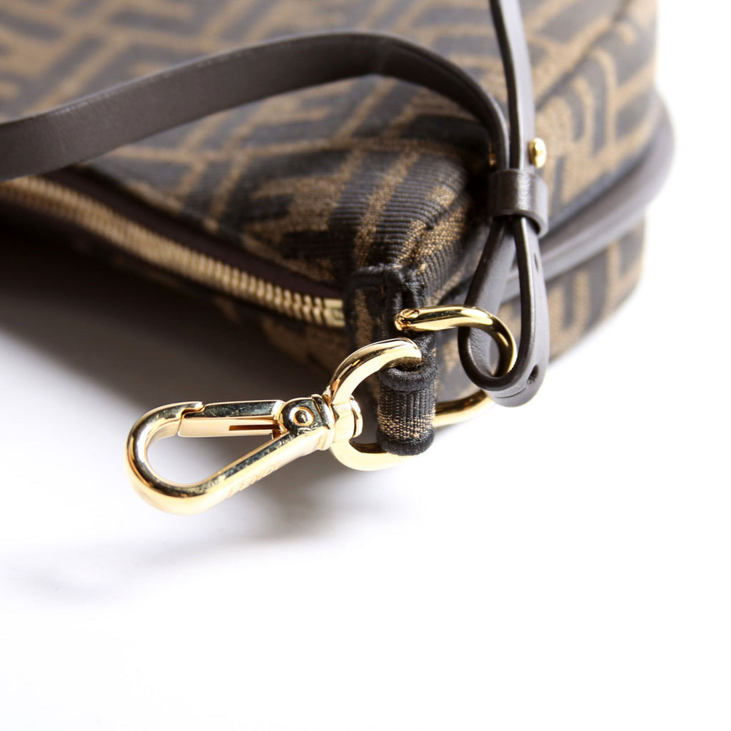 Fendi 8BS081 Fendigraphy Jacquard FF Mini Brown