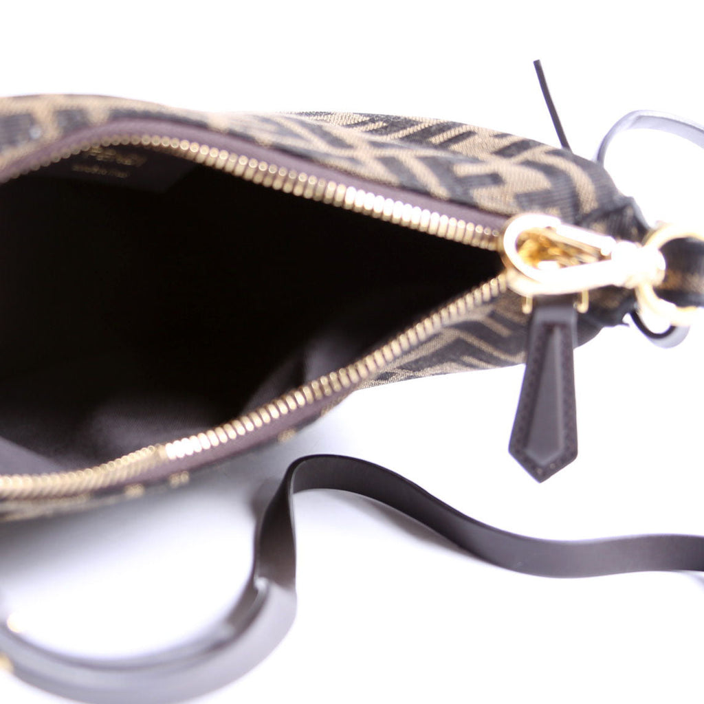 Fendi 8BS081 Fendigraphy Jacquard FF Mini Brown