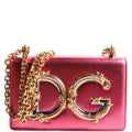 DG Girls Shoulder Bag Nappa Leather Pink
