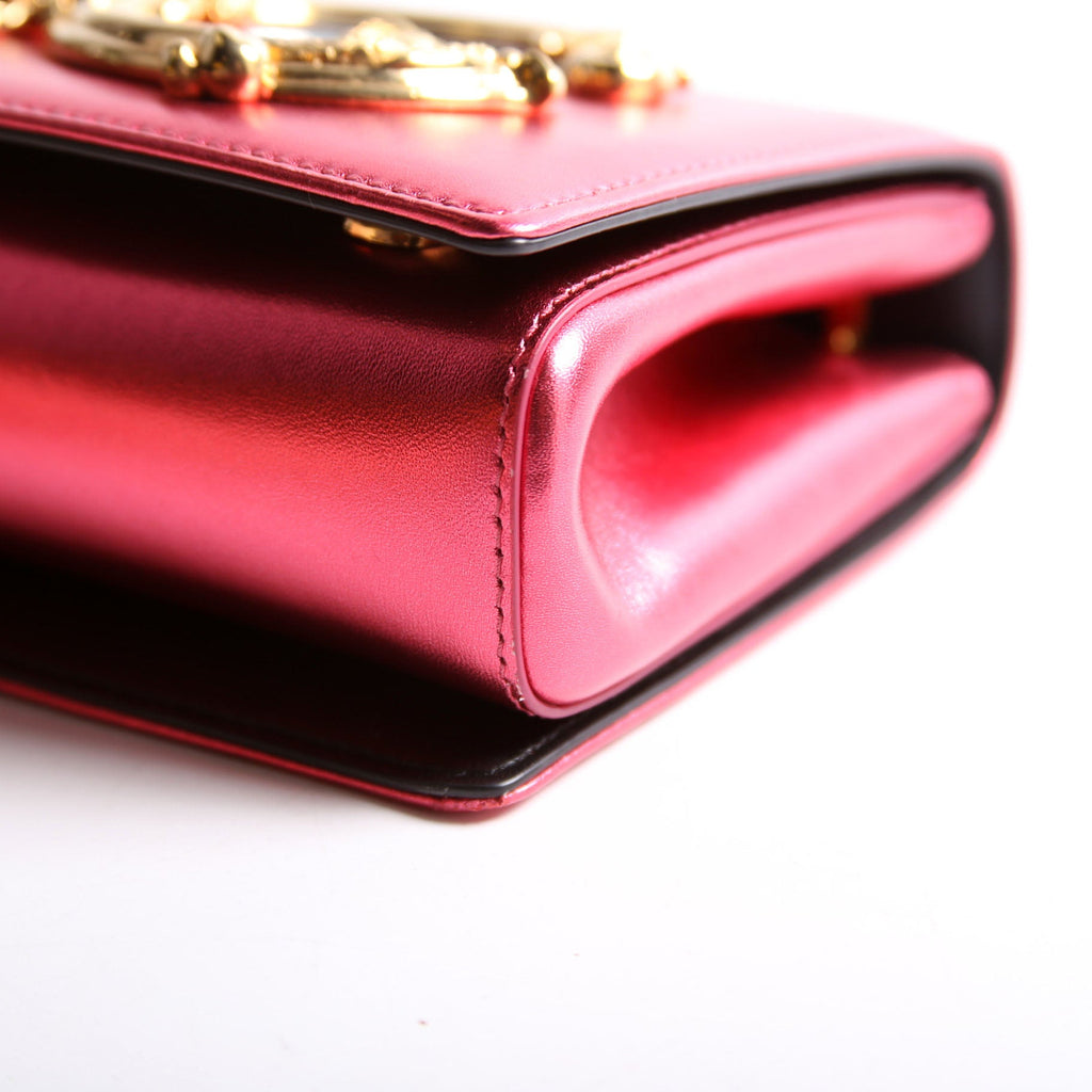 DG Girls Shoulder Bag Nappa Leather Pink