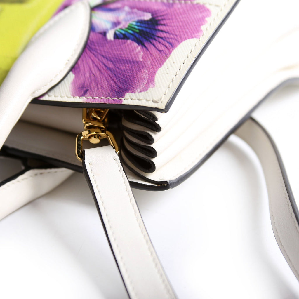 1BA050 Bibliotheque Saffiano White/Multicolor