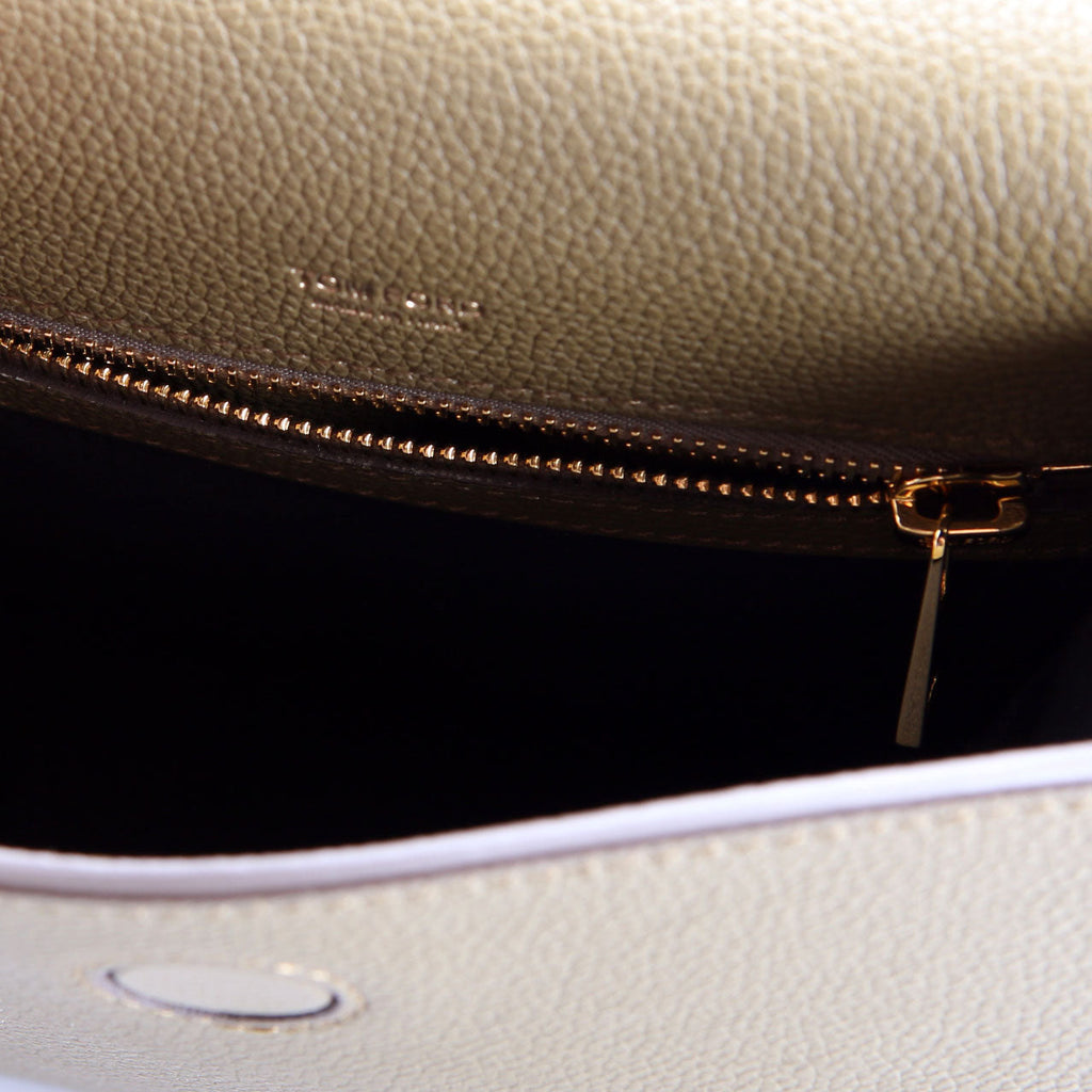 Tara Mini Crossbody Grained Calfskin