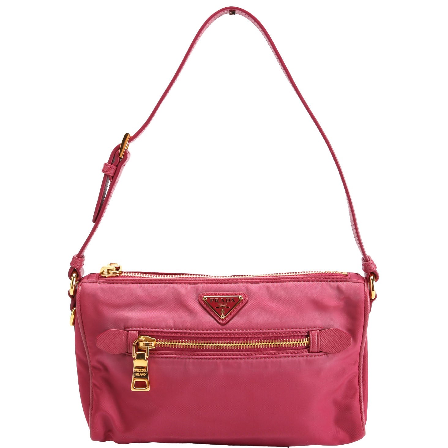 Prada BN1834 Tessuto Nylon Shoulder Bag Pink