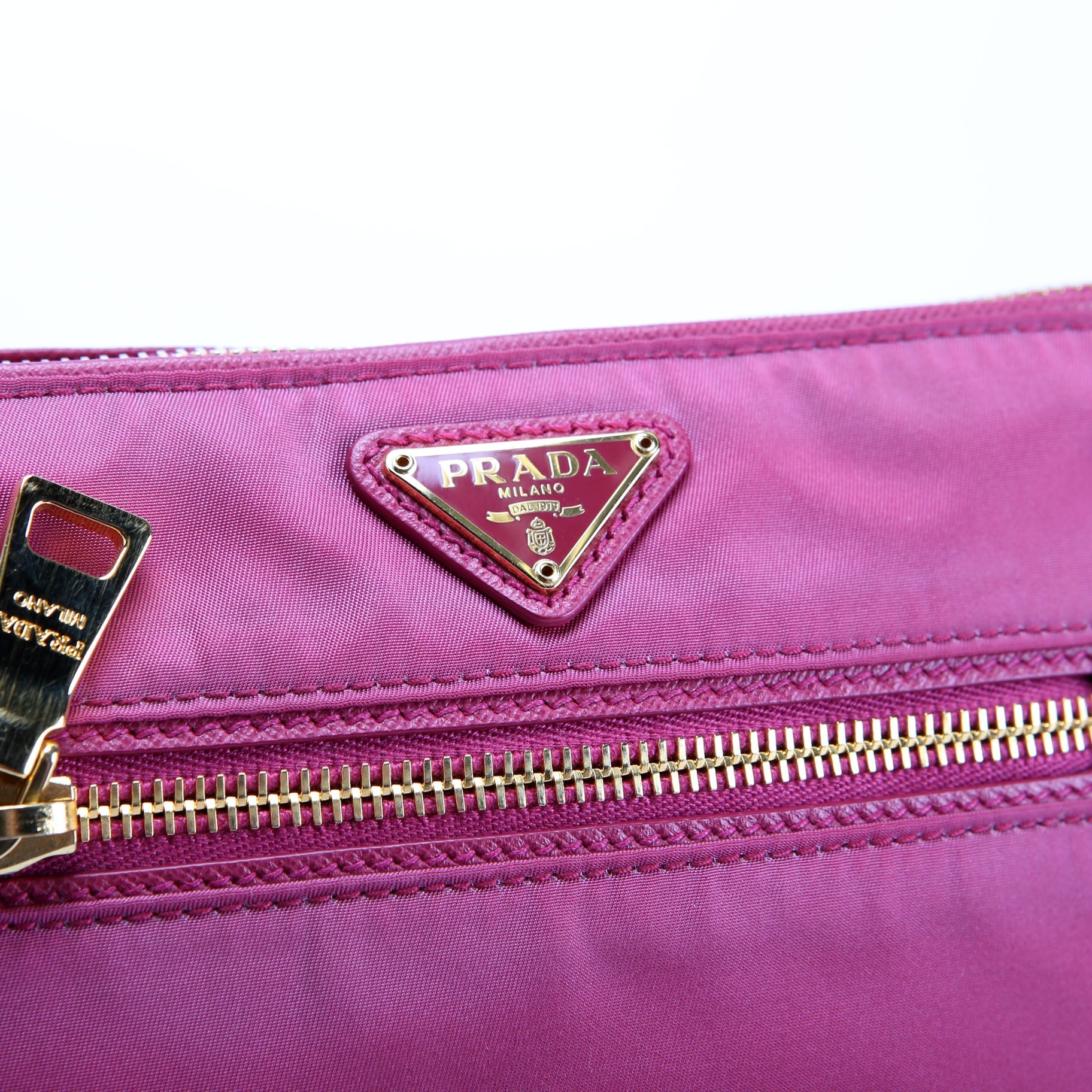Prada BN1834 Tessuto Nylon Shoulder Bag Pink