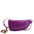 Mini Shield Leather Sling Bag Purple