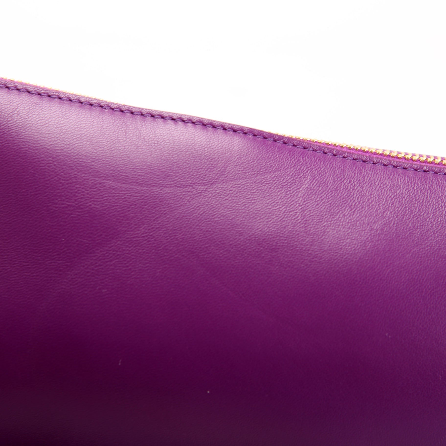 Mini Shield Leather Sling Bag Purple