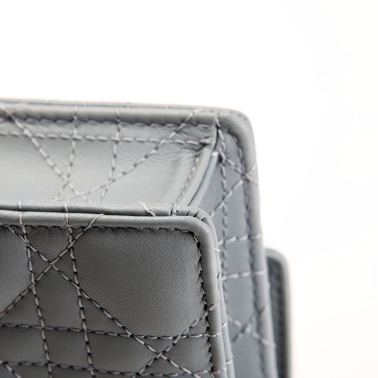My Dior Daily Pouch With Chain Lambskin Cannage Blue