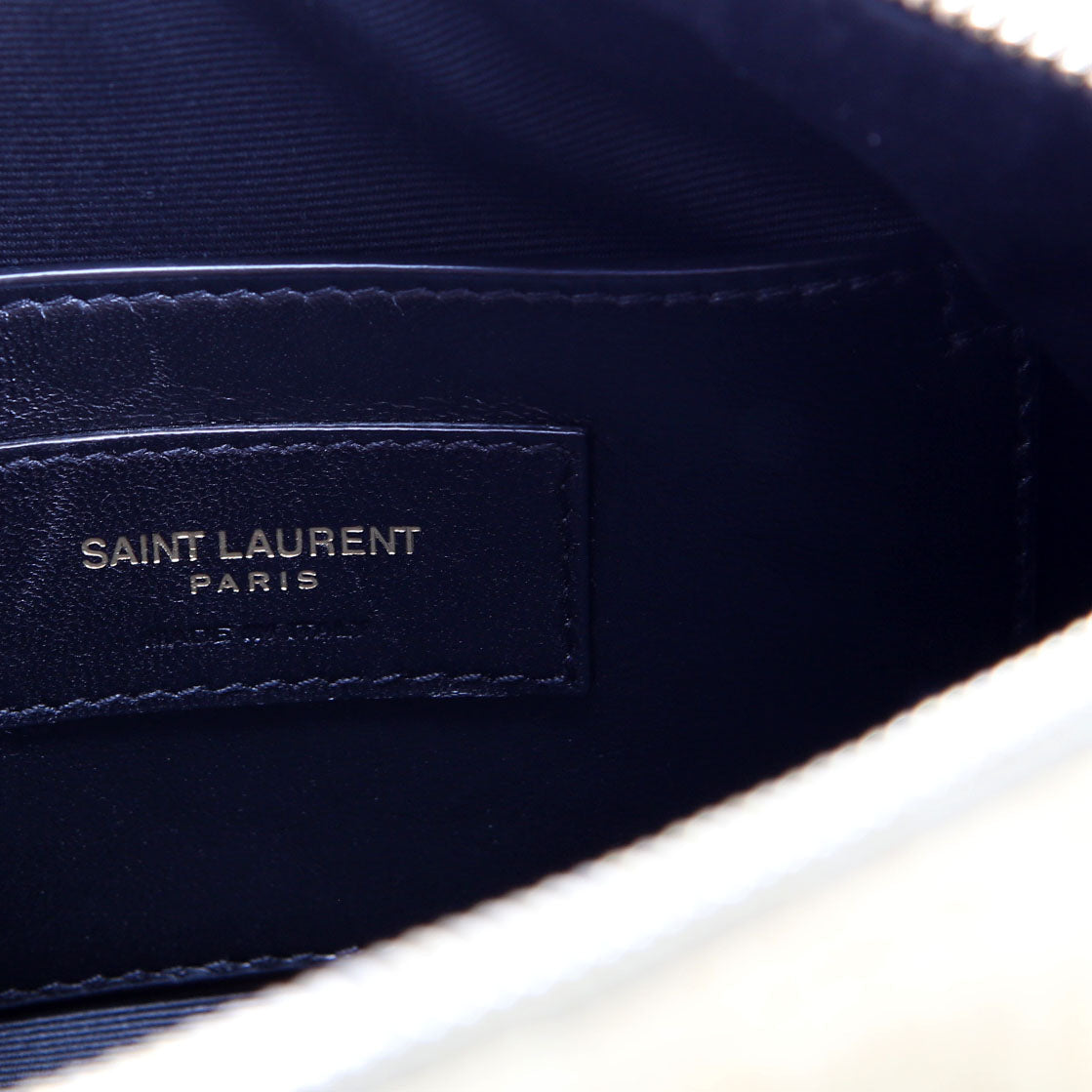 SAINT LAURENT 712706 Quilted Suede Sade Small Tube Bag Green