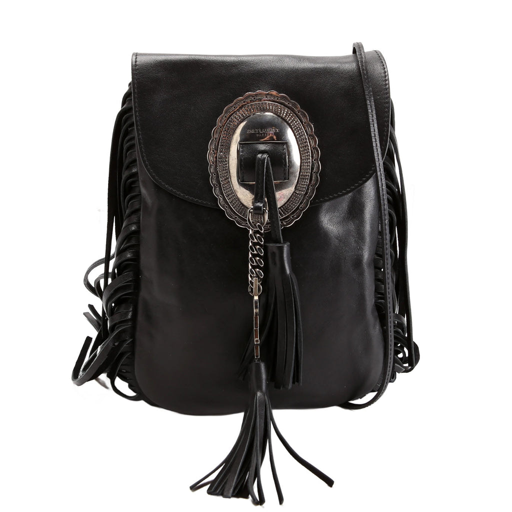 Anita Fringe Crossbody 395012 Black