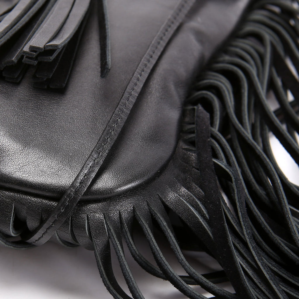 Anita Fringe Crossbody 395012 Black