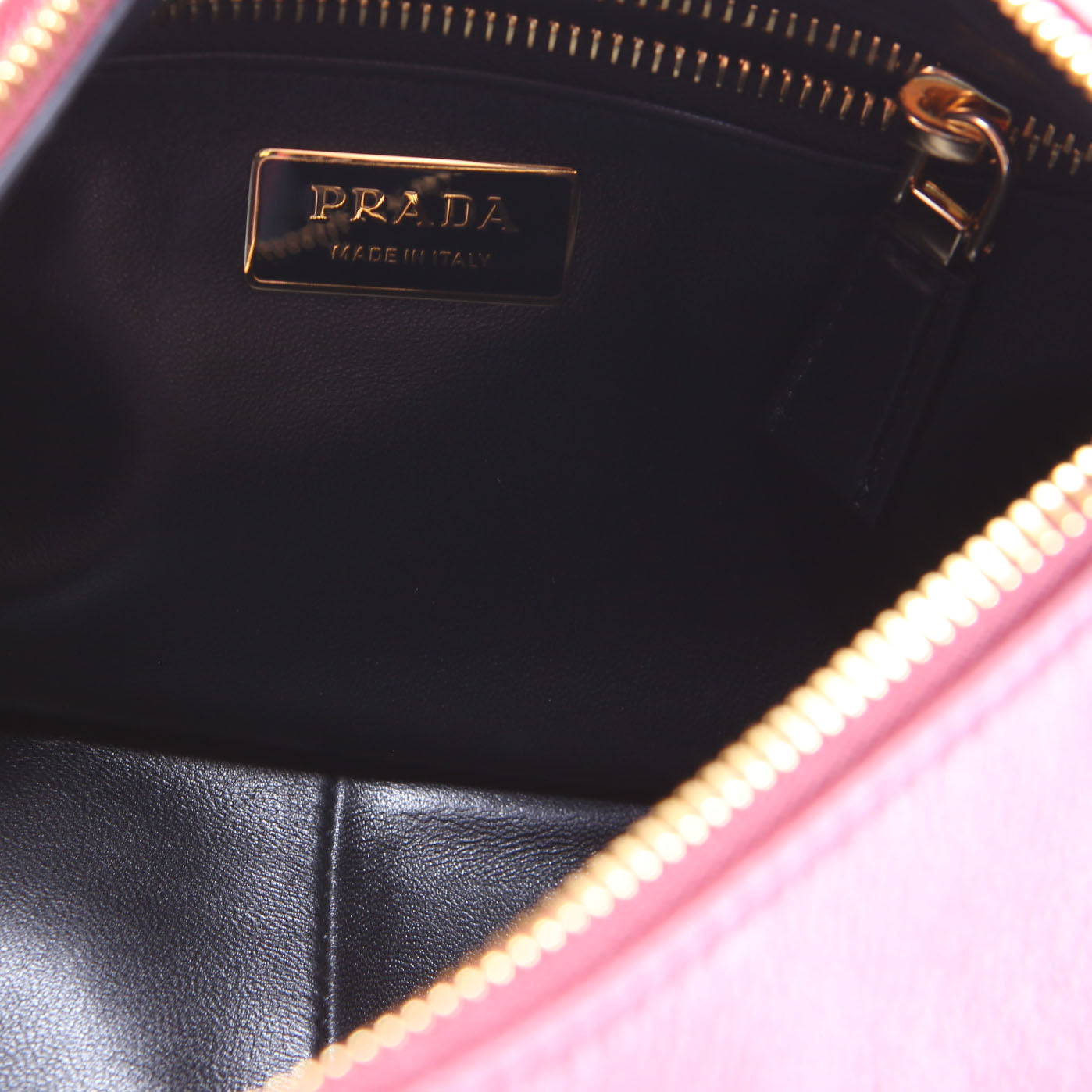 Prada Aimee Shoulder Bag soft Calfskin Medium Burgundy/Black