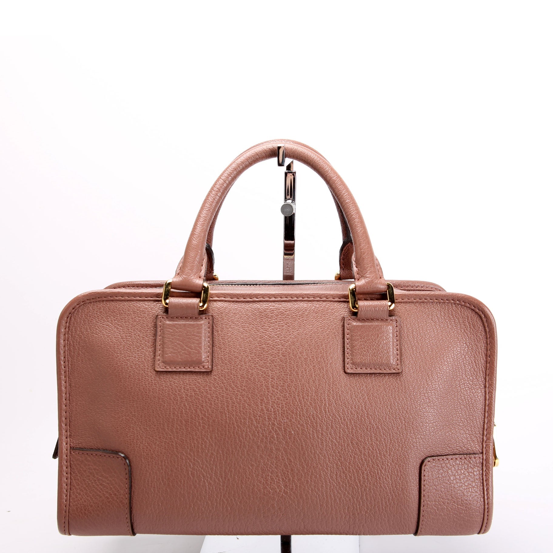 Amazona 36 Leather Satchel Mauve