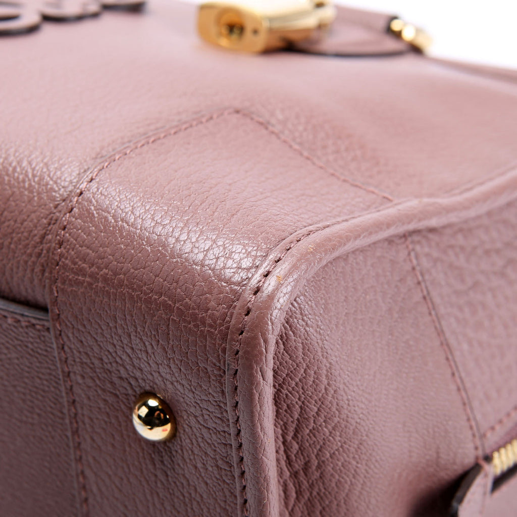 Amazona 36 Leather Satchel Mauve