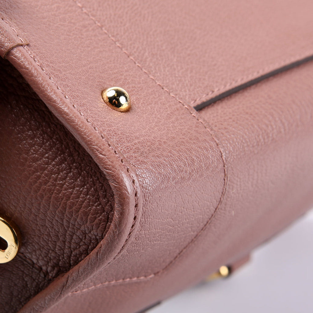 Amazona 36 Leather Satchel Mauve