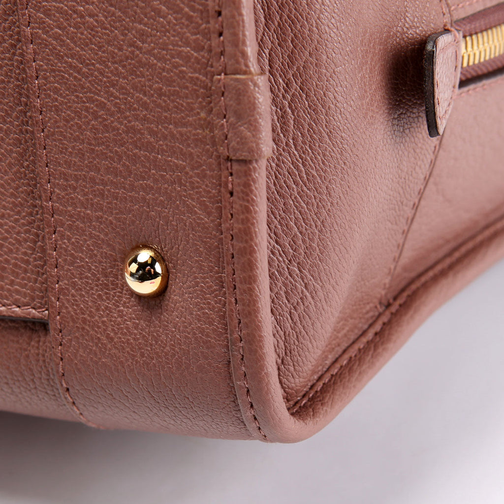 Amazona 36 Leather Satchel Mauve
