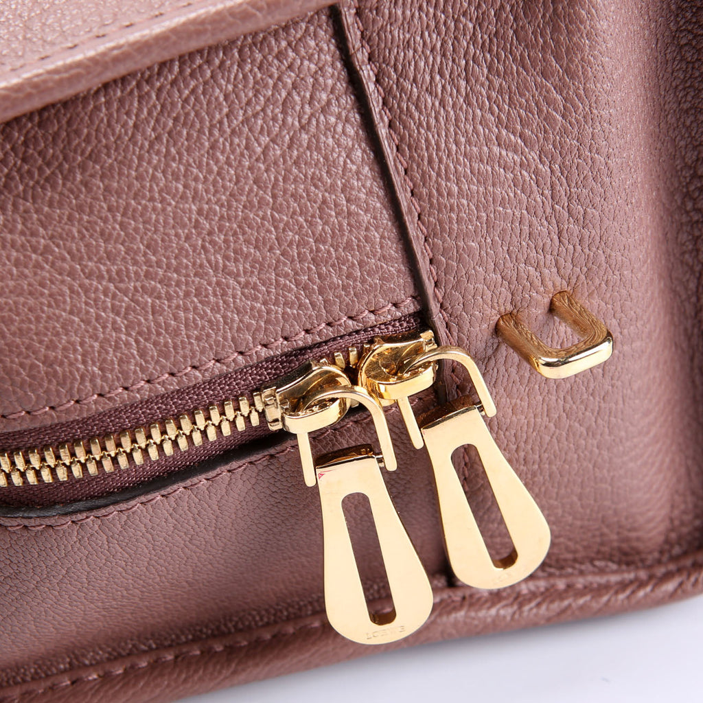 Amazona 36 Leather Satchel Mauve