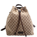 Gucci 449175 GG Canvas Drawstring Backpack