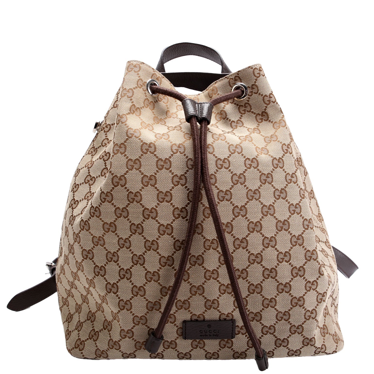 Gucci 449175 GG Canvas Drawstring Backpack