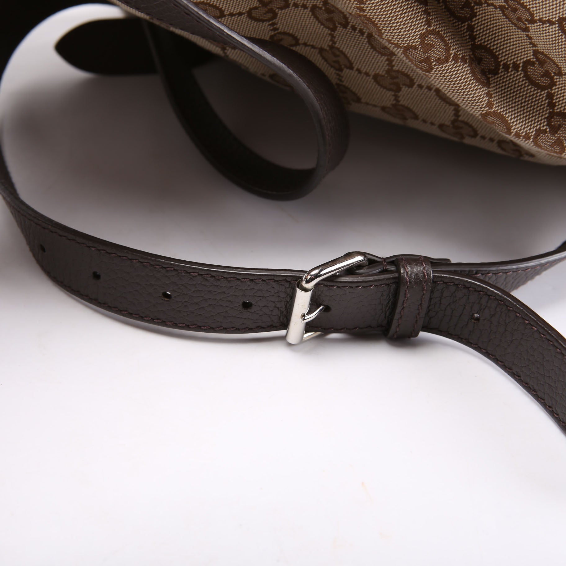 Gucci 449175 GG Canvas Drawstring Backpack