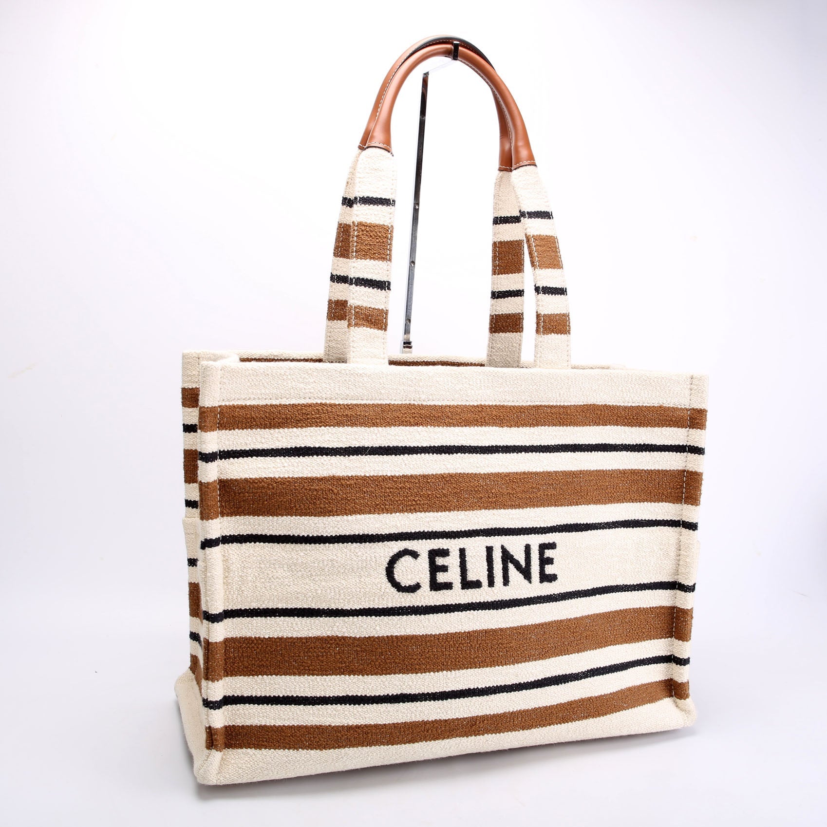 Cabas Thais Large Striped Jaquard