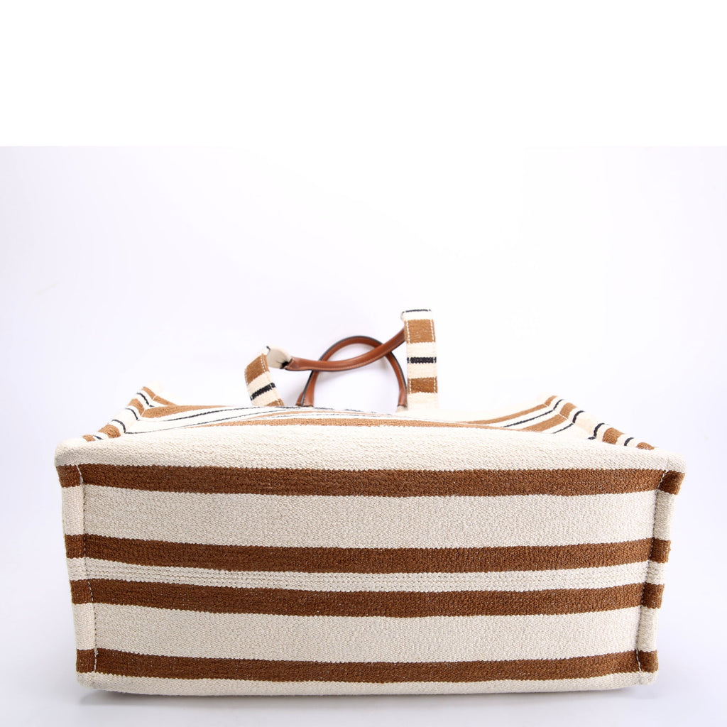 Cabas Thais Large Striped Jaquard
