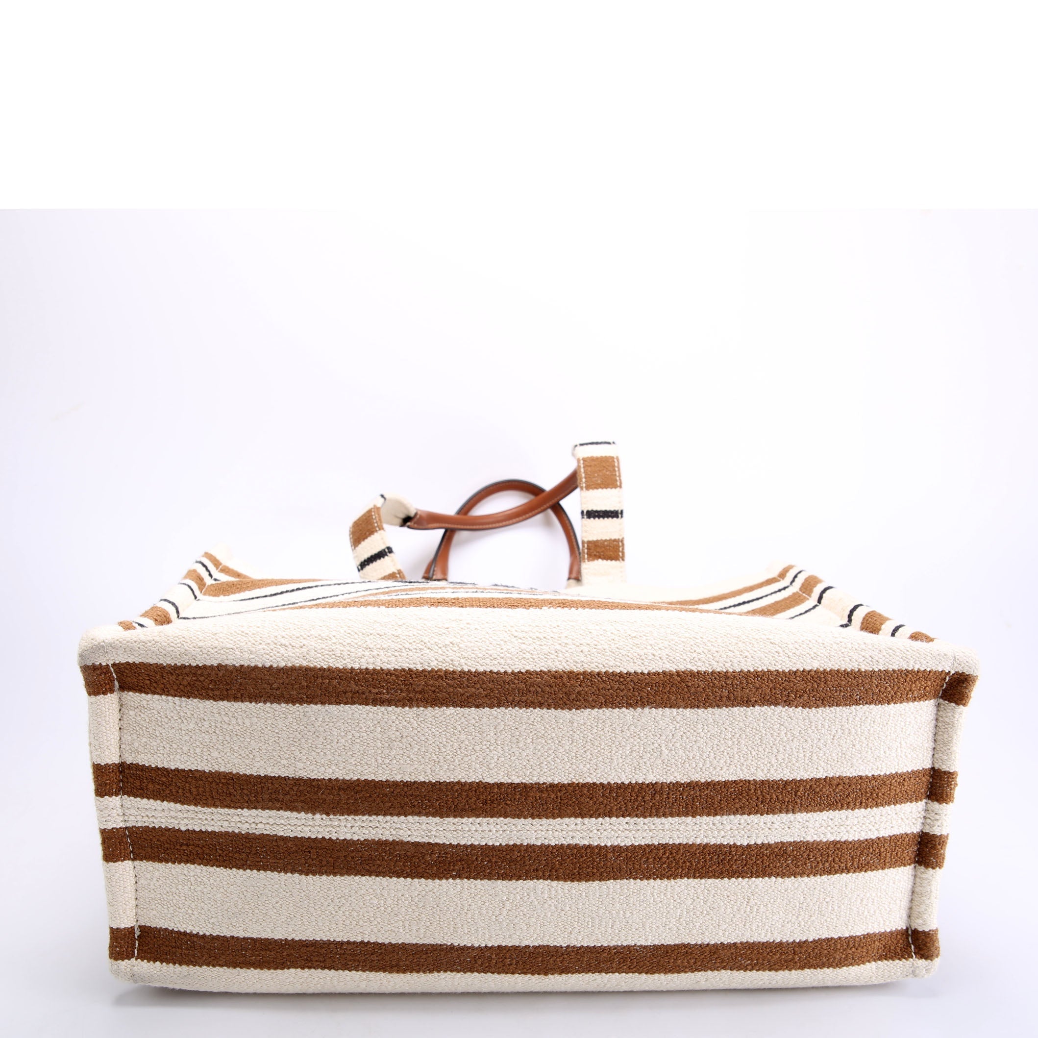 Cabas Thais Large Striped Jaquard